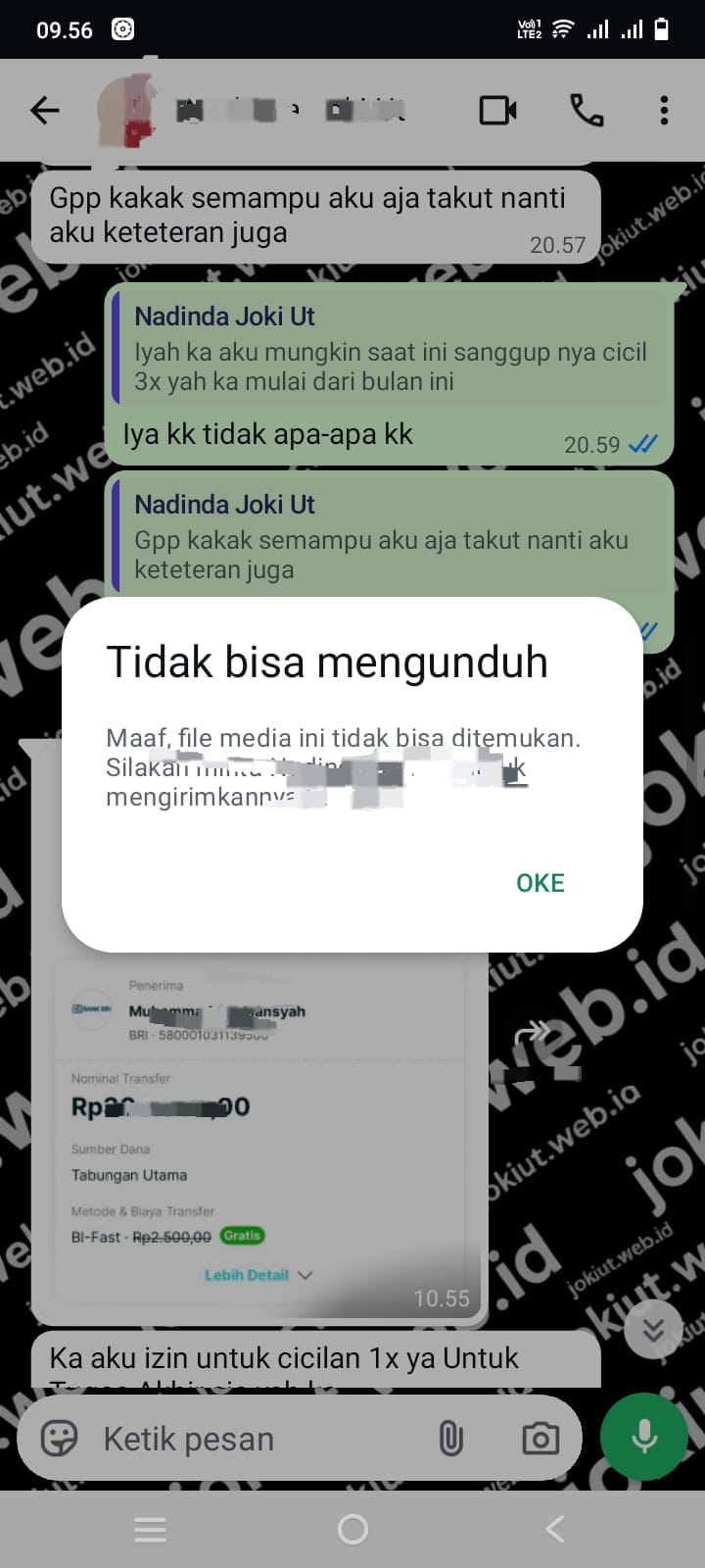 Chat pelanggan 15