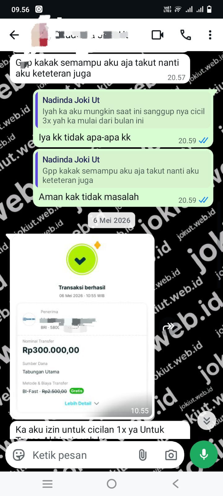Chat pelanggan 16