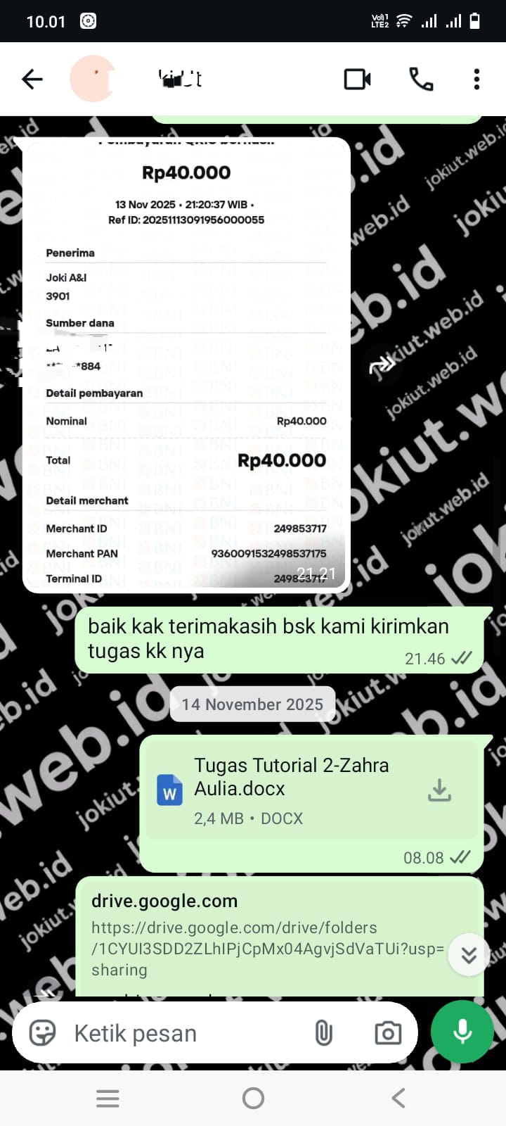 Chat pelanggan 26