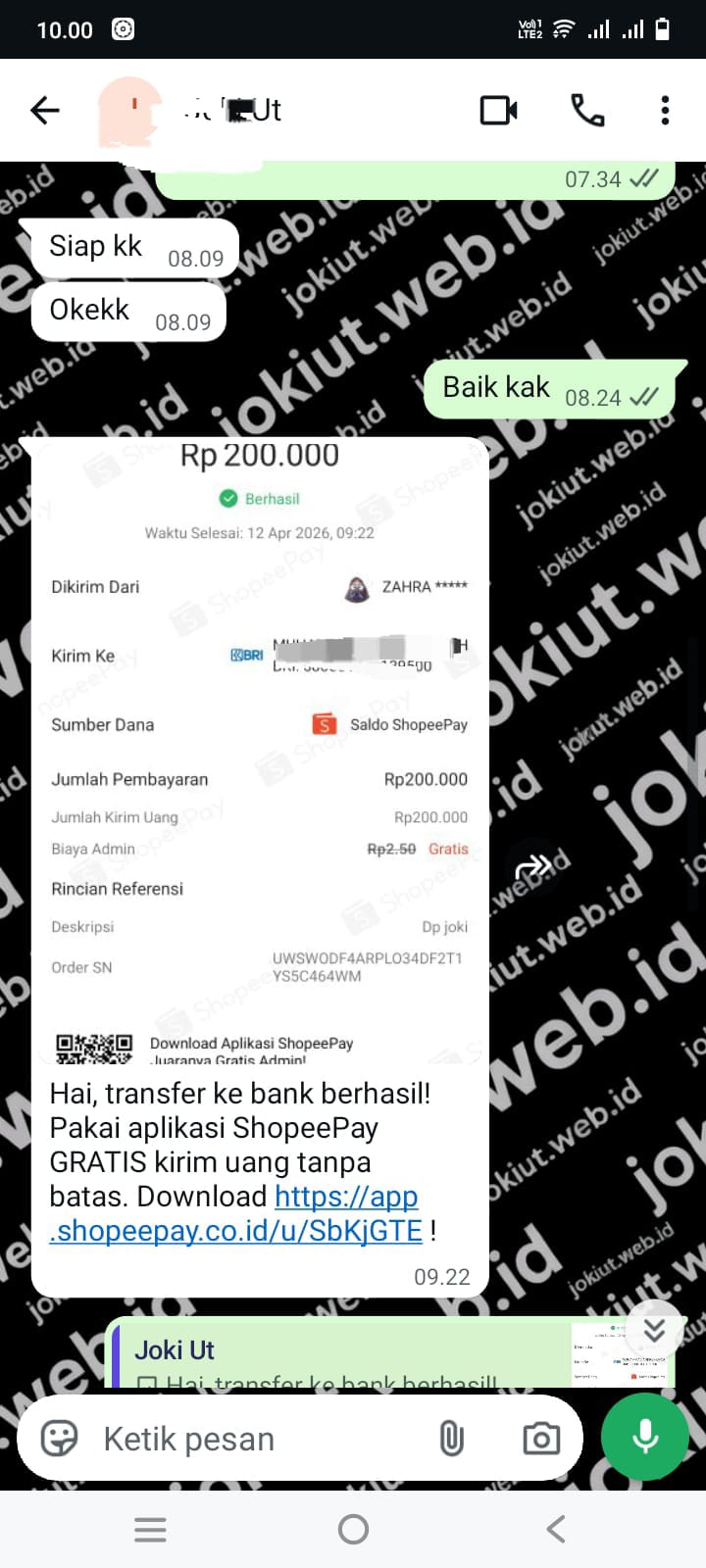 Chat pelanggan 28