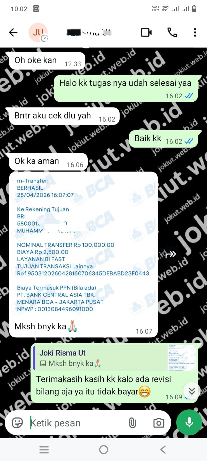 Chat pelanggan 31