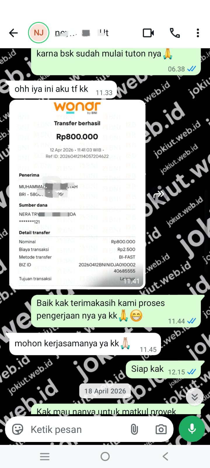 Chat pelanggan 33