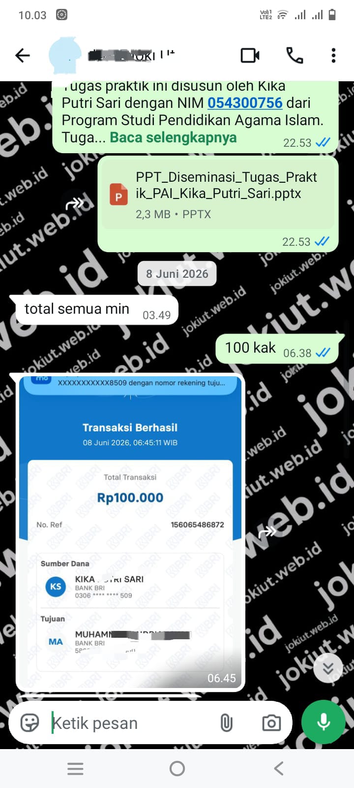 Chat pelanggan 35