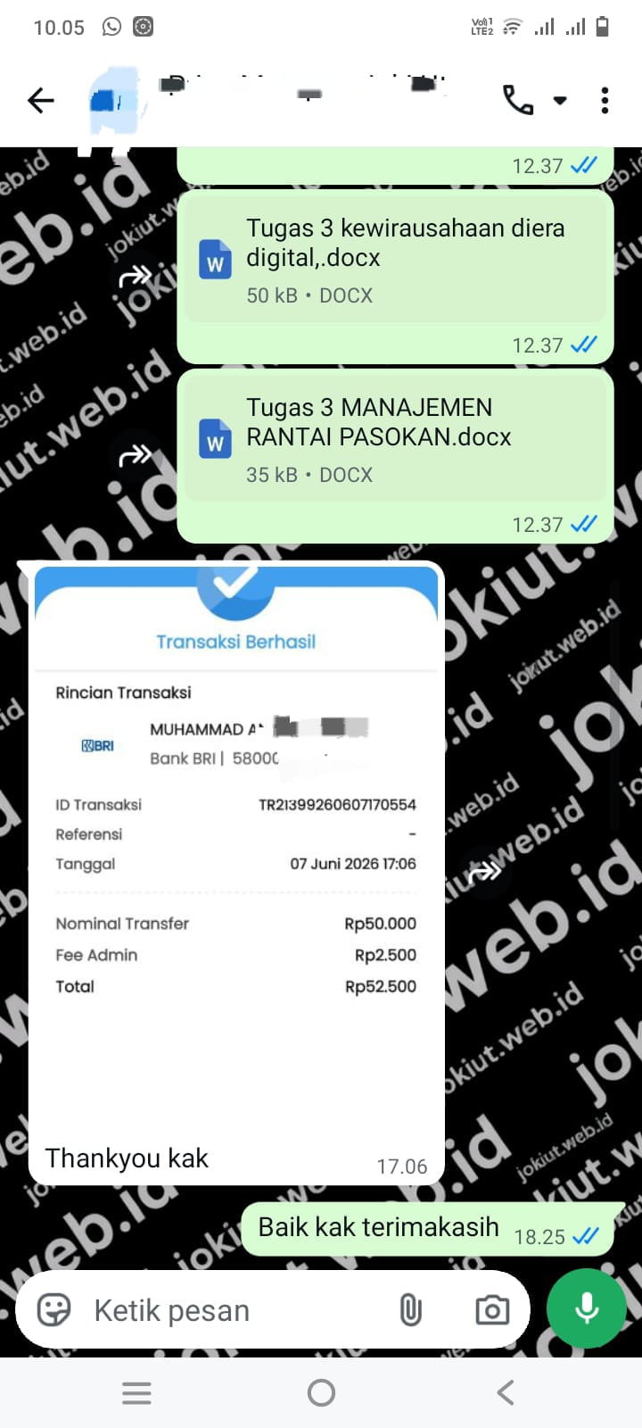 Chat pelanggan 38