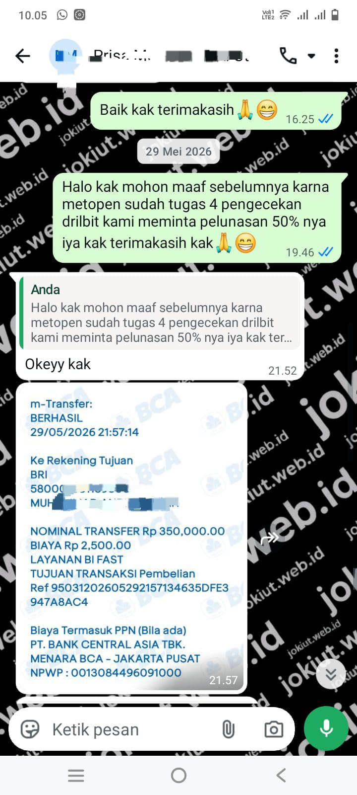 Chat pelanggan 40