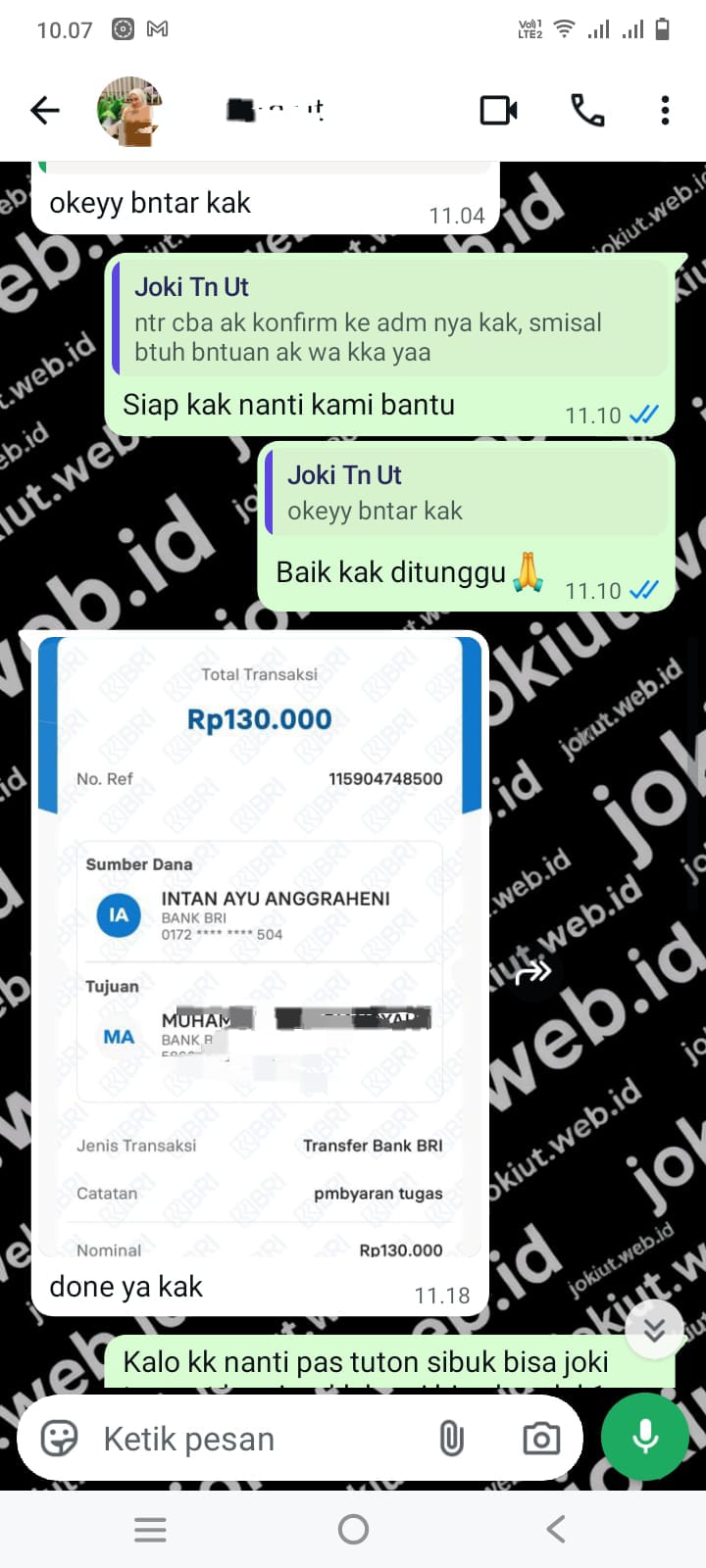 Chat pelanggan 45