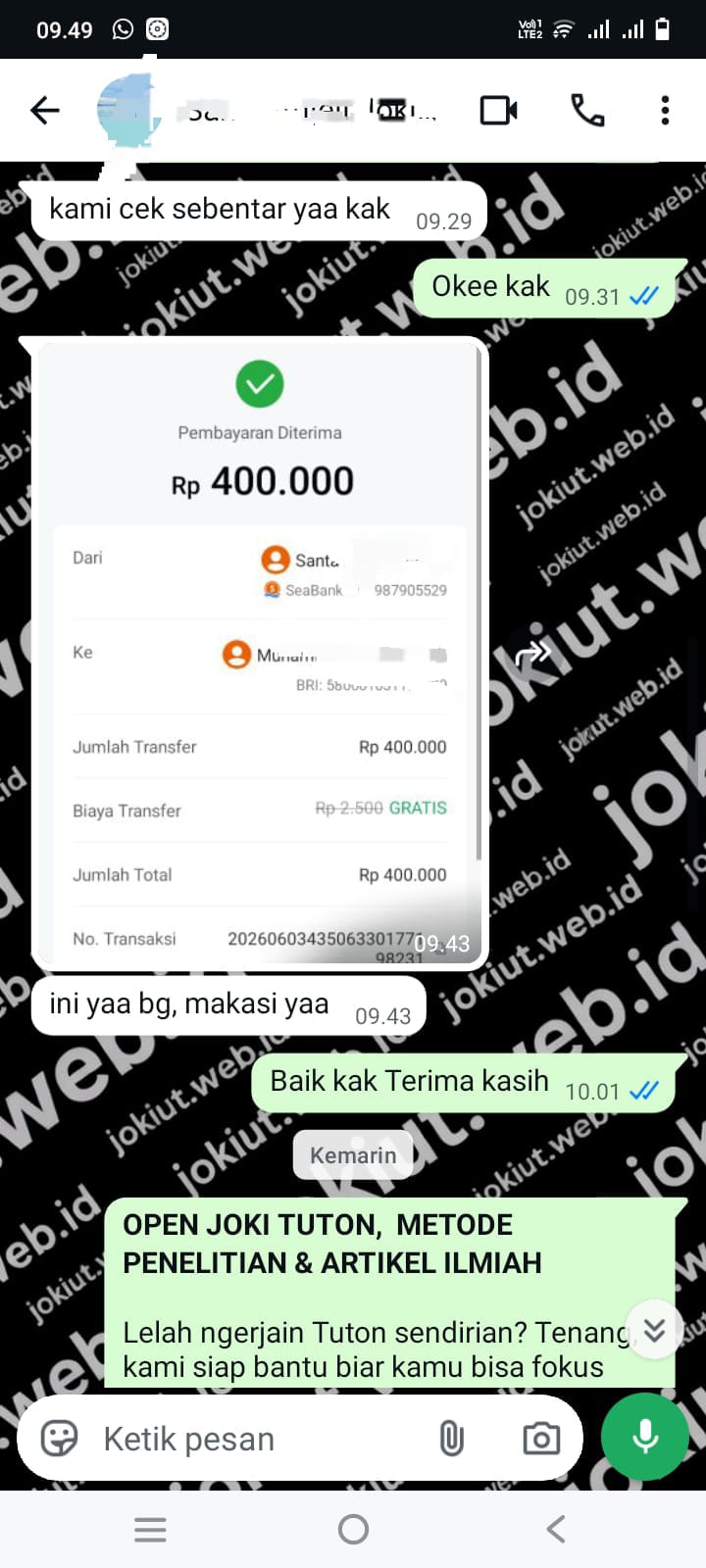 Chat pelanggan 5