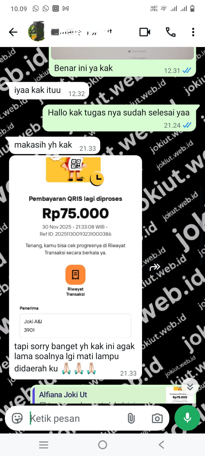 Chat pelanggan 54