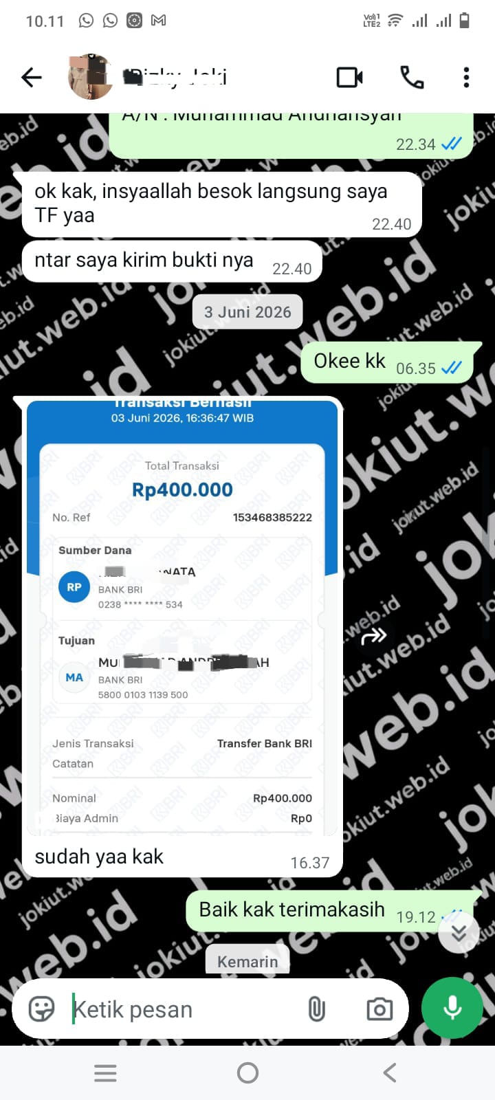 Chat pelanggan 58