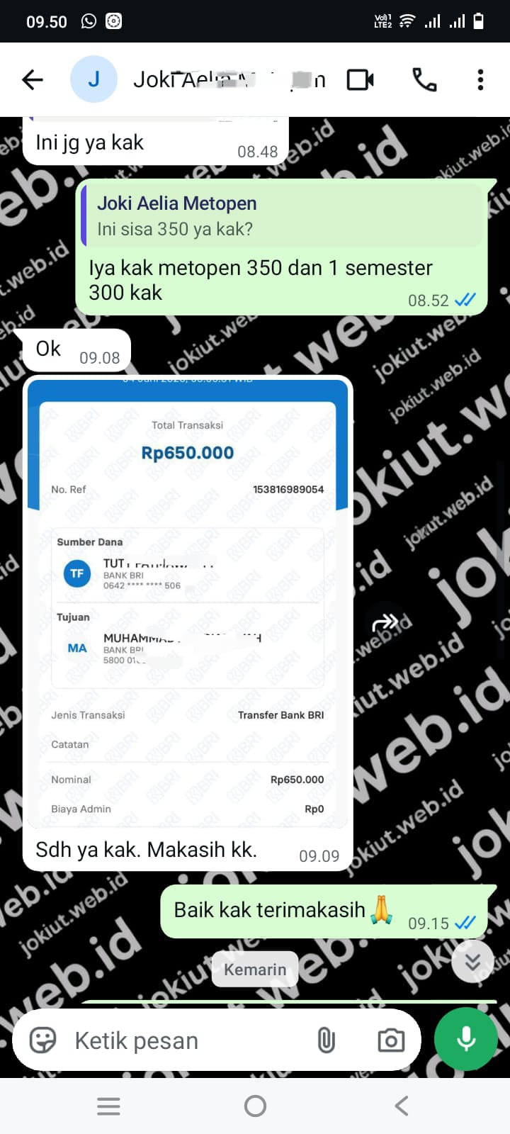 Chat pelanggan 6