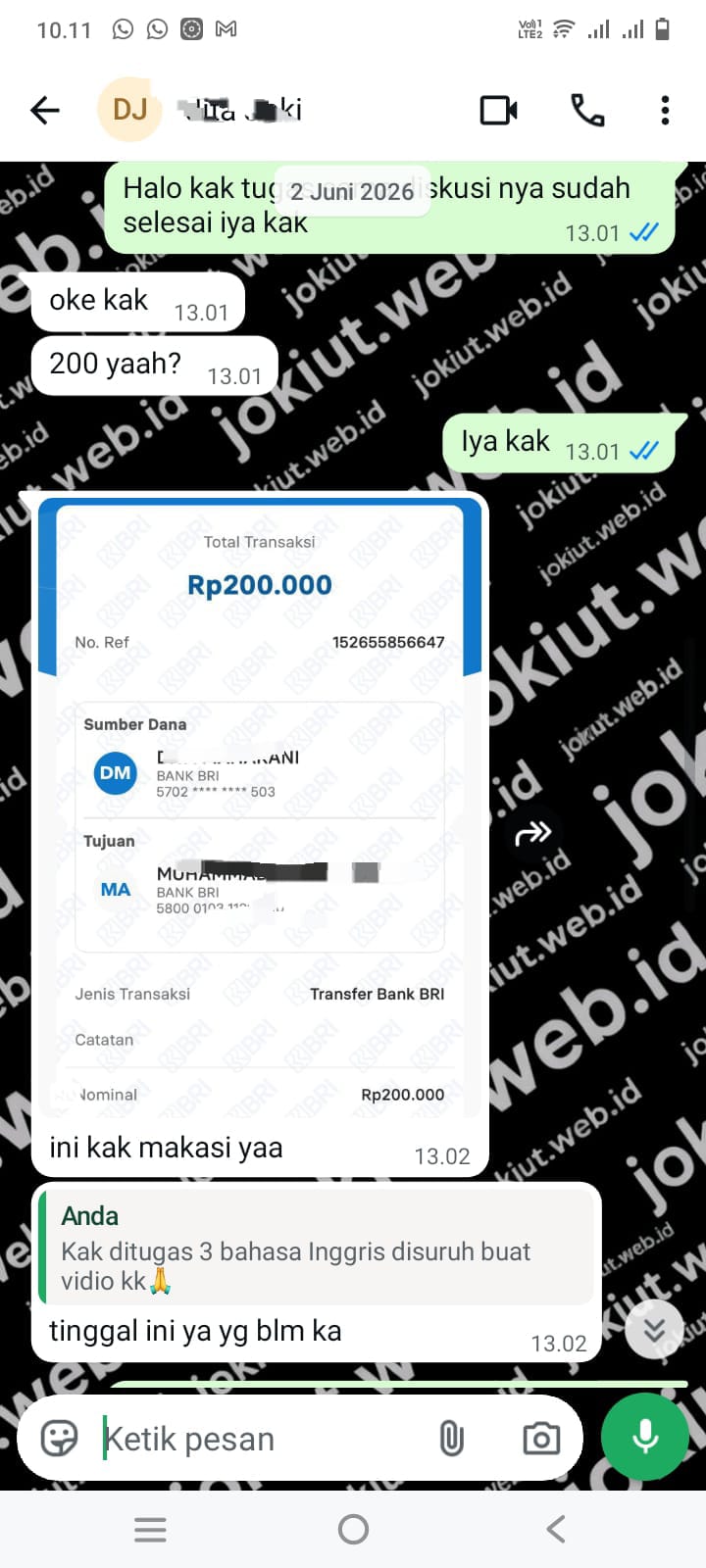 Chat pelanggan 61