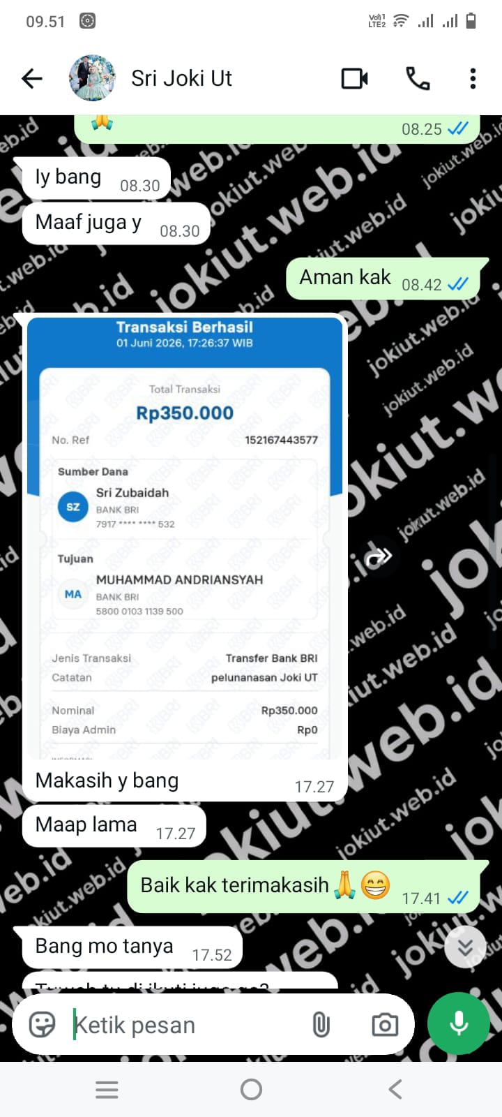 Chat pelanggan 9